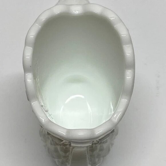 Vintage Fenton Milk Glass Dairy Button Boot 4.25" Collectible Art Shoe Vase EUC - Picture 5 of 11
